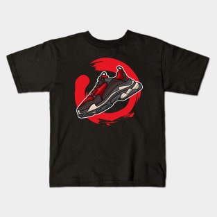 Balen Triple Red Black Sneaker Kids T-Shirt